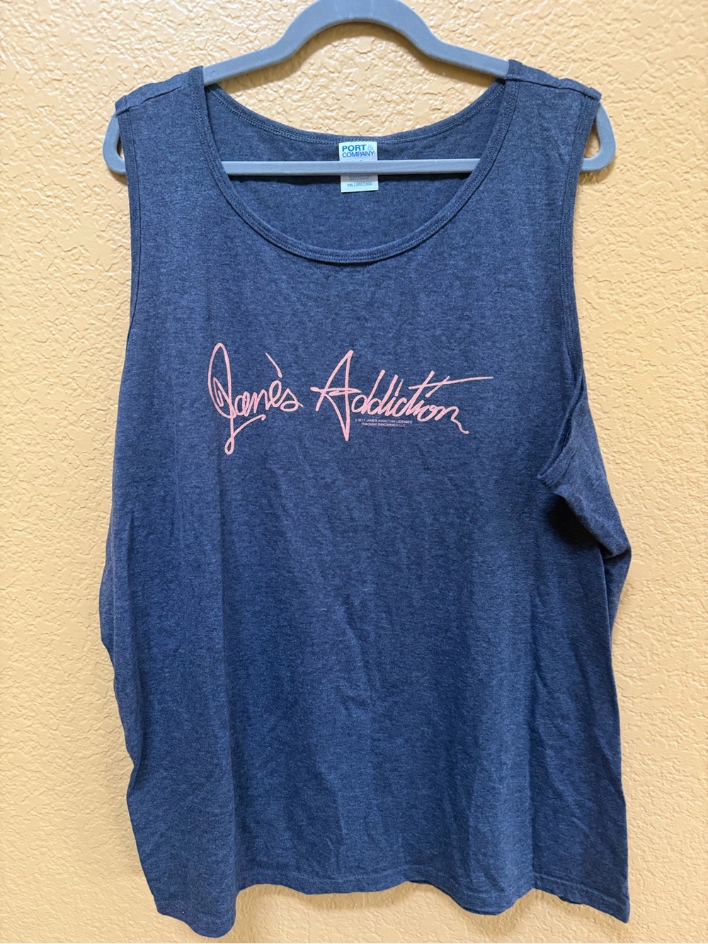 Jane’s Addiction Navy Sleeveless Graphic Tank XXL